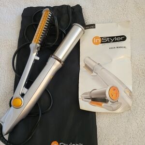 InStyler Silver and Orange Hair Styling Tool